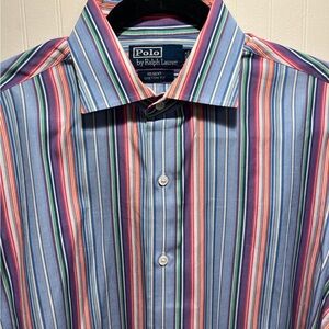 Polo Ralph Lauren regent custom fit striped dress shirt